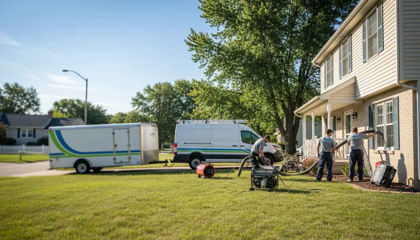 Flooded Basement Restoration And Cleanup With Repair in Dansville, MI near me
